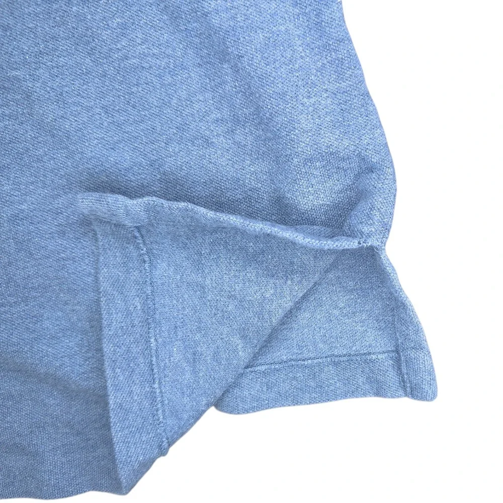 Polo Ralph Lauren Men's 1XB 100% Cotton Blue Short‎ Sleeve Polo Shirt Brown Pony
